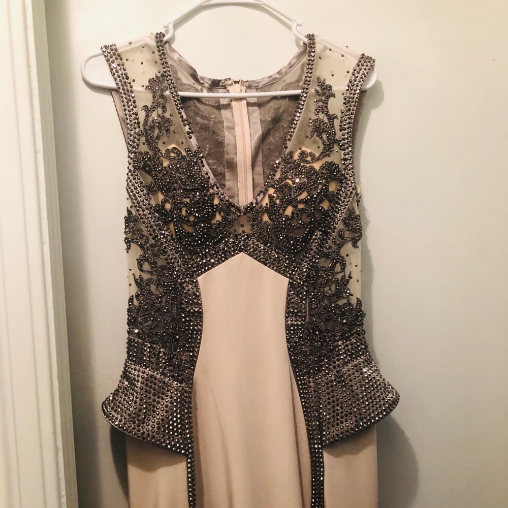 Couture long prom dress